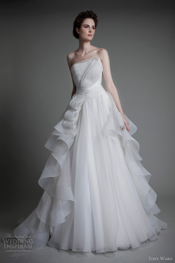 tony ward wedding dresses 2013 roses de neige gown