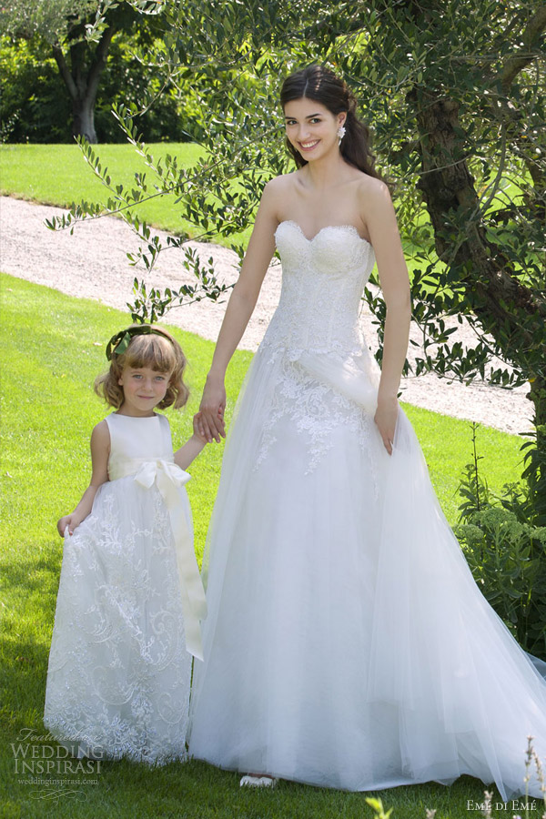 eme di eme 2013 bridal gowns flower girl dresses