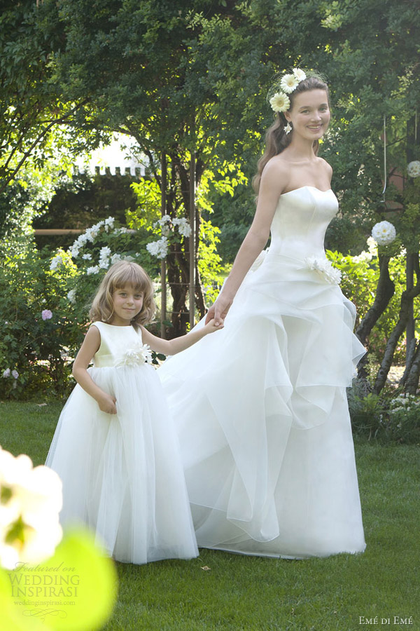 eme di eme wedding dresses 2013 bridal gowns flower girl