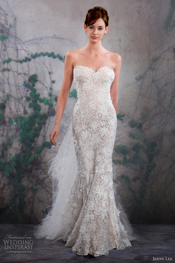 jenny lee wedding dresses fall 2013 strapless gown 1318
