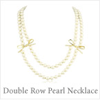kate spade long double row pearl necklace