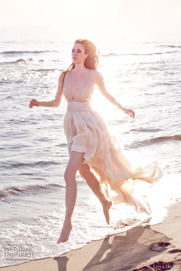 leila hafzi bridal 2013 victoria sleeveless short to long wedding dress leila hafzi bridal 2013 victoria sleeveless short to long wedding dress