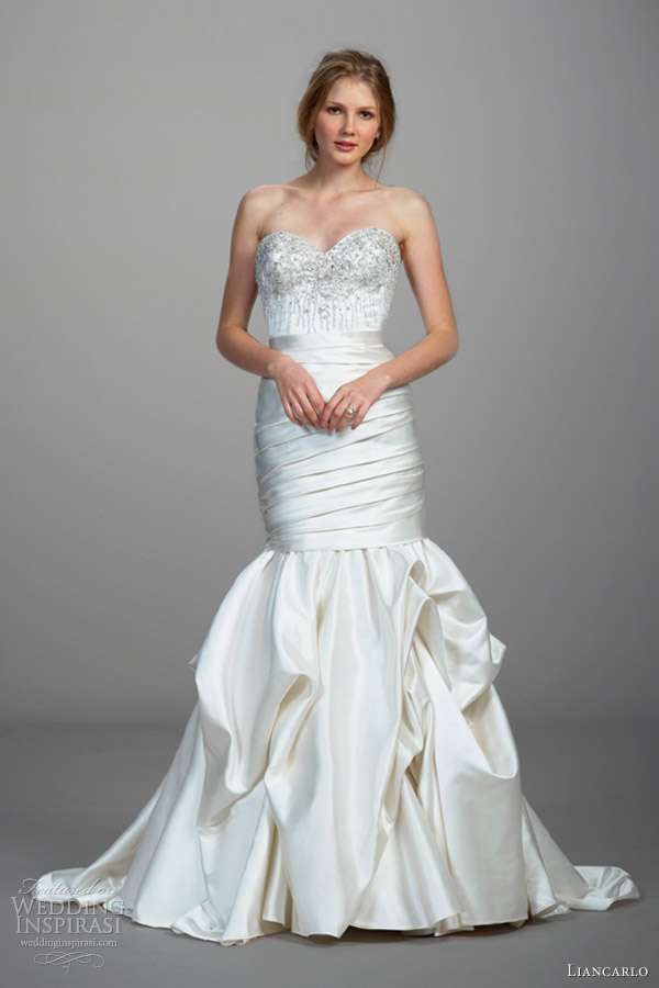 liancarlo wedding dresses spring 2013 strapless gown 5825