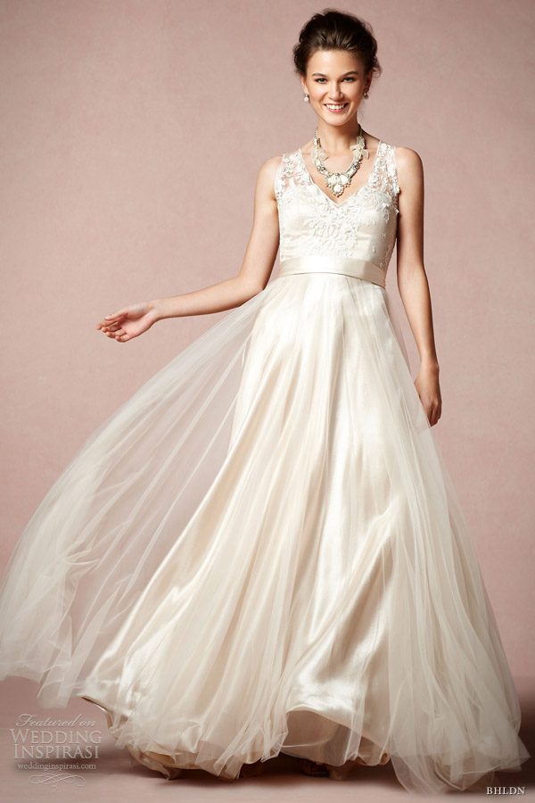 bhldn 2013 2014 onyx sleeveless wedding dress lace straps catherine deane