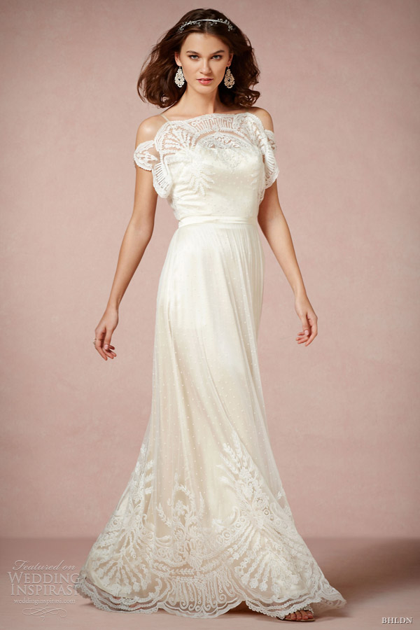 bhldn wedding dresses 2013 omelia gown straps catherine deane