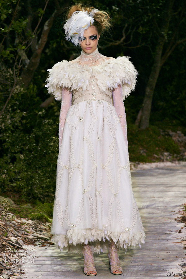 chanel spring summer 2013 couture white dress