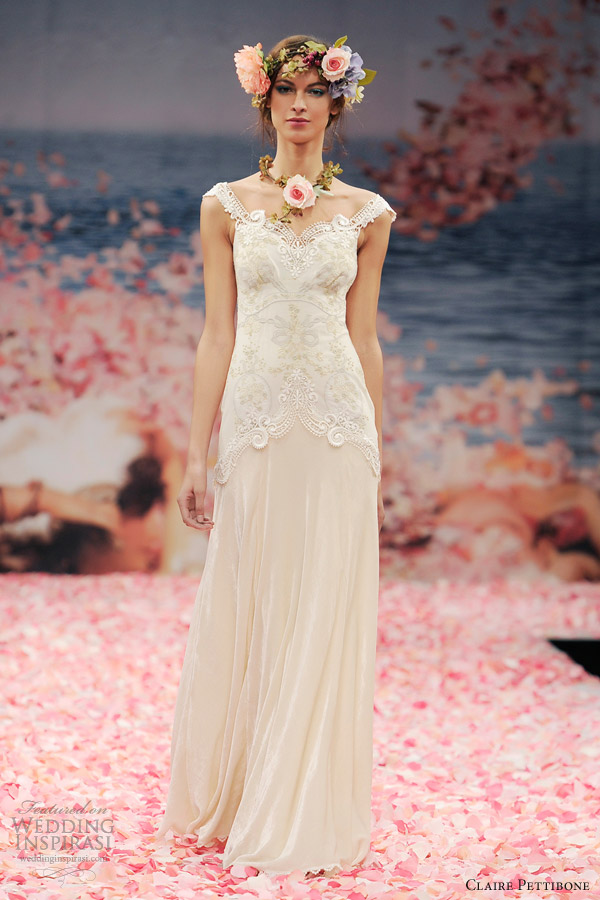 claire pettibone bridal spring 2013 thalia wedding dress straps