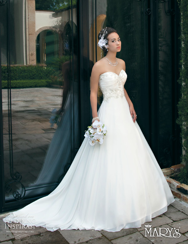 fairy tale princess by marys bridal wedding dress style 6129