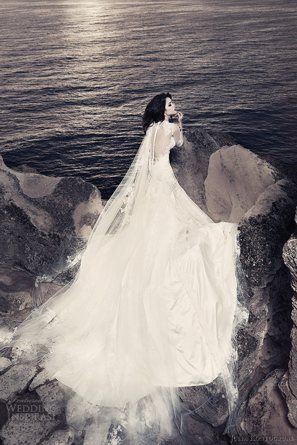 julia kontogruni 2013 bridal wedding dress with illusion sleeves julia kontogruni 2013 bridal wedding dress with illusion sleeves