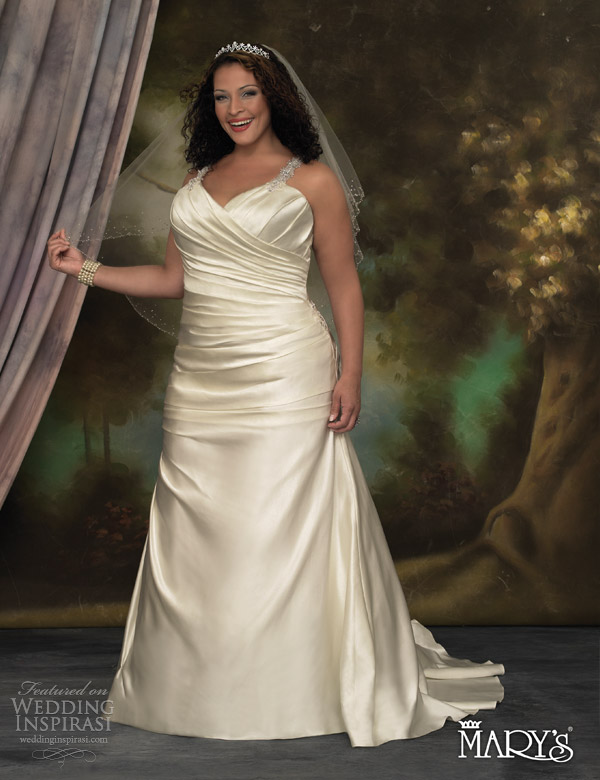moda bella by marys bridal 2013 style 3y133 satin wedding dress size 2 30