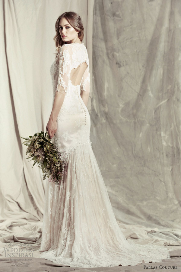 pallas couture 2013 mallerie lace wedding dress sleeves keyhole back pallas couture 2013 mallerie lace wedding dress sleeves keyhole back