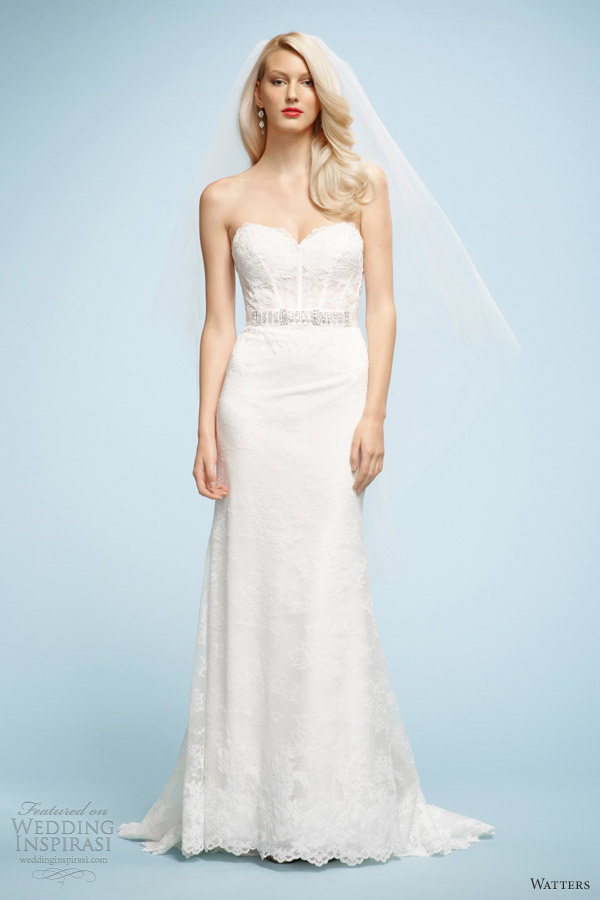 watters spring 2013 bridal salma wedding dress