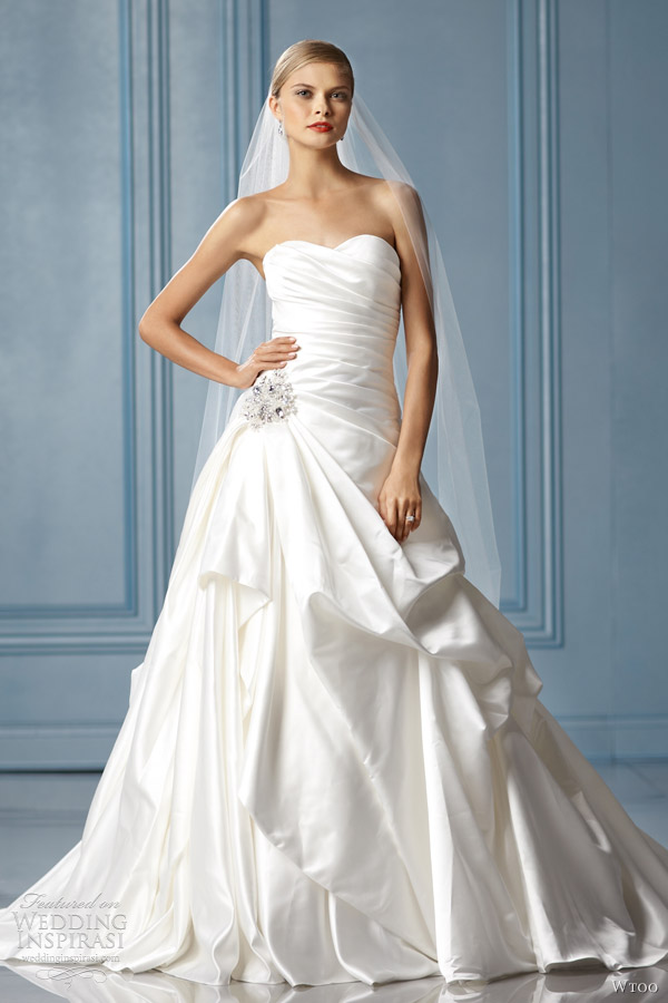 wtoo bridal wedding dresses 2013 brooklyn strapless gown