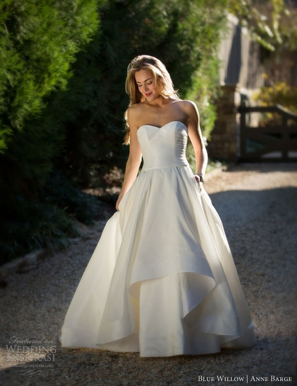 blue willow anne barge fall 2013 belle wedding dress
