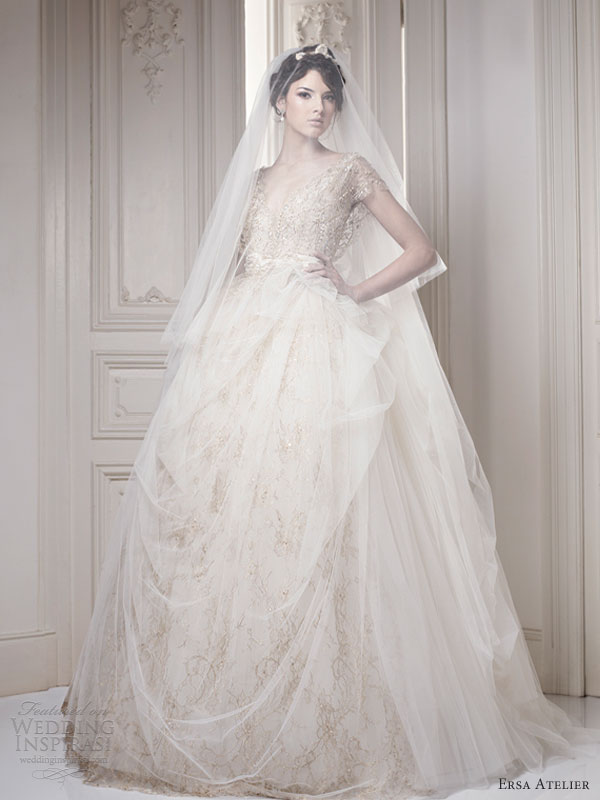 ersa atelier 2013 ball gown princess wedding dress