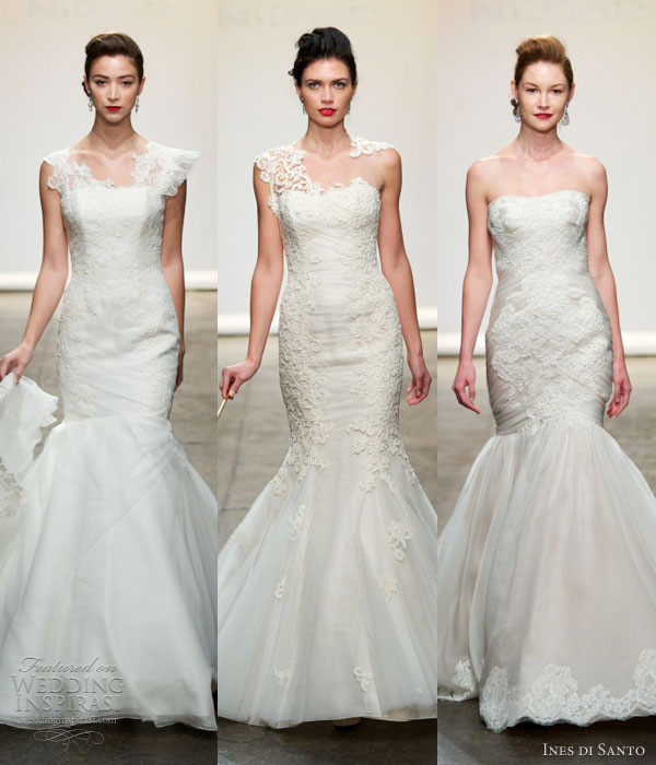 ines di santo spring 2013 mermaid wedding dresess