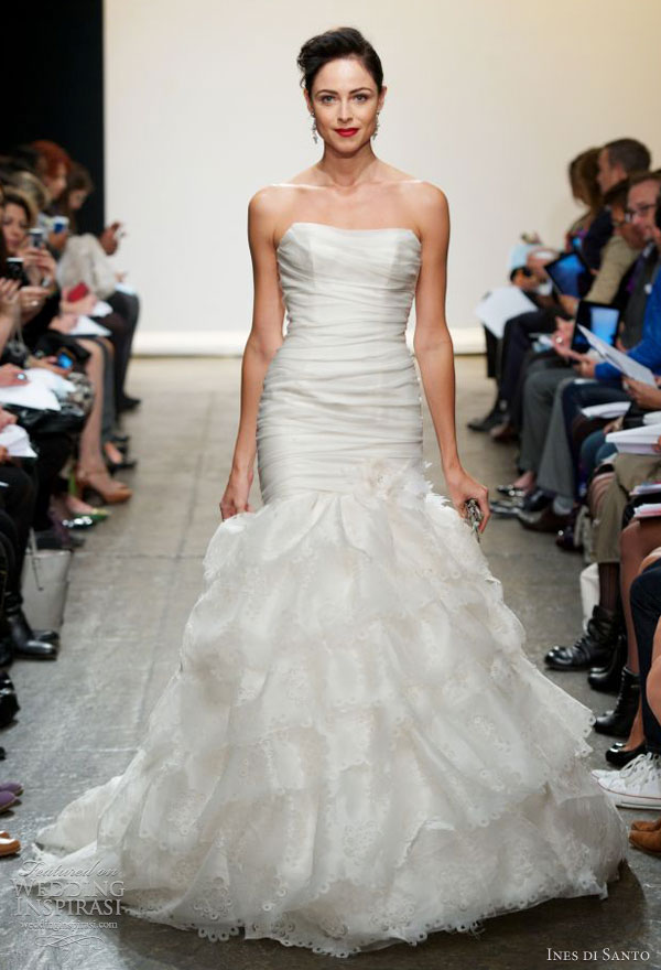 ines di santo wedding dresses spring 2013 jacomina strapless mermaid gown