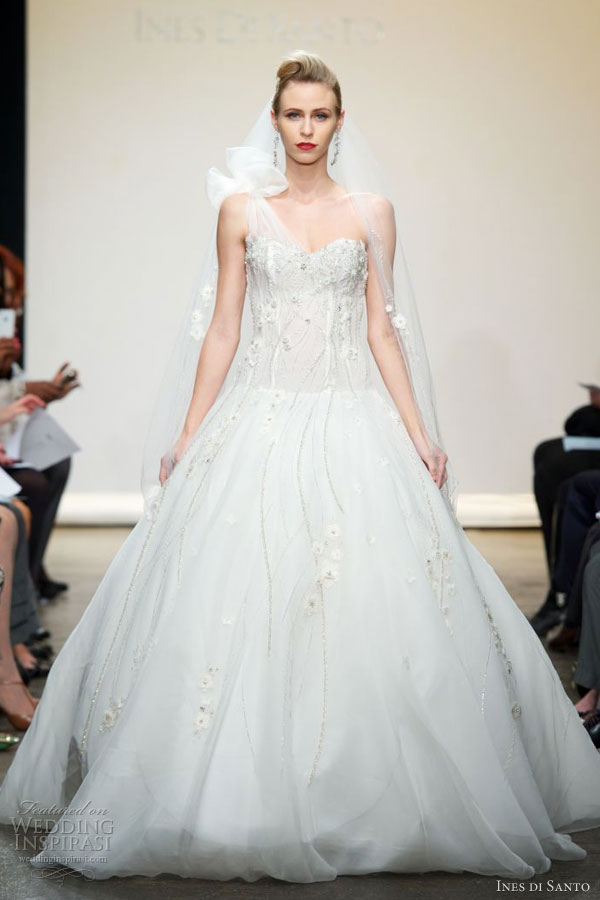 ines di santo wedding dresses spring 2013 moretta one shoulder gown