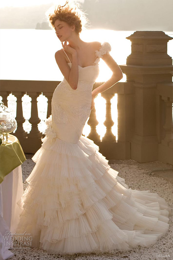 jillian wedding dresses 2013 mermaid bridal gown