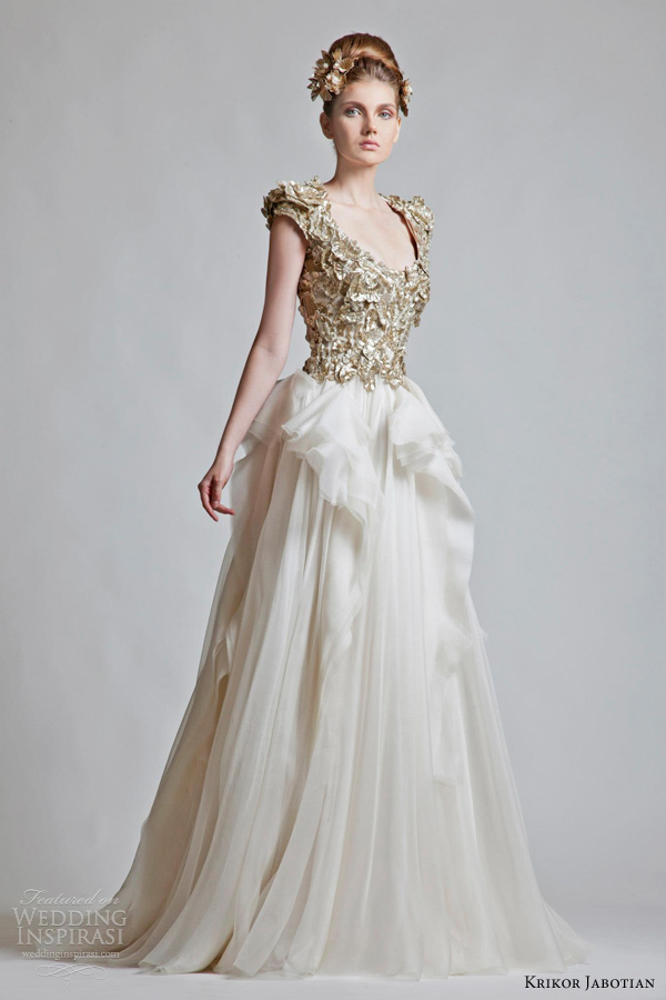 krikor jabotian bridal fall 2012 2013 wedding dresses