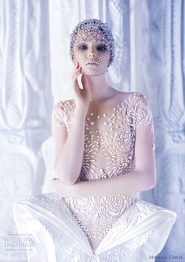 michael cinco couture wedding dress spring 2013