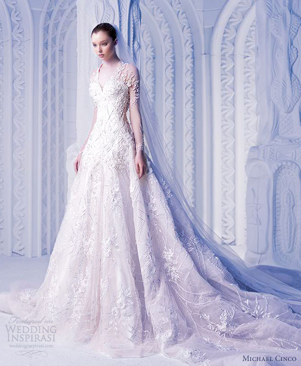 michael cinco spring 2013 bridal couture wedding dress