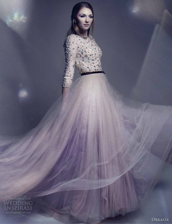 orkalia 2013 haute couture wedding dresses sleeves