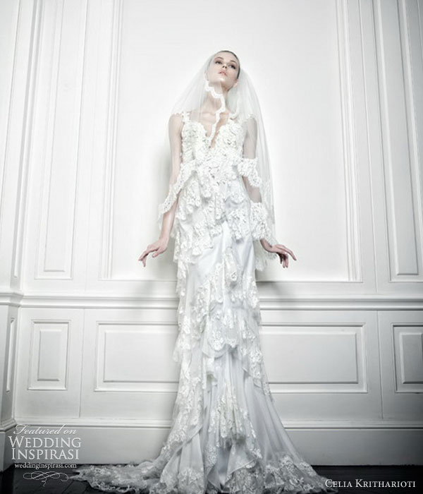 celia kritharioti greek designer wedding dress