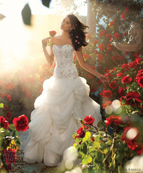 disney fairy tale bridal alfred angelo 2013 belle wedding dress