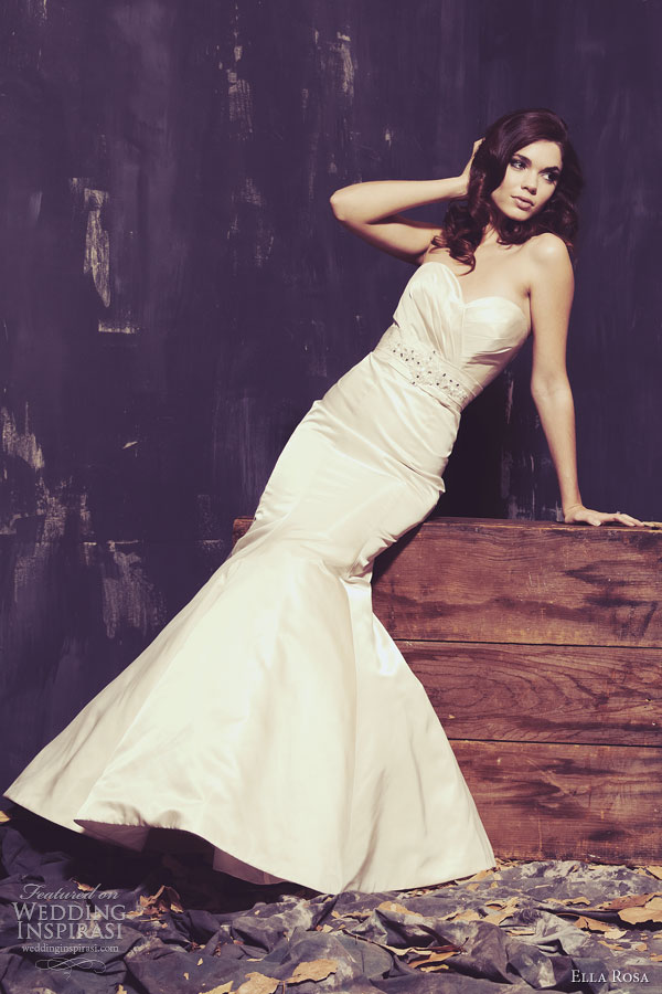 ella rosa wedding dresses spring 2013 style 179 strapless gown
