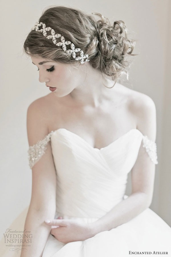 enchanted atelier bridal fall 2013 rachelle swarovski headband.