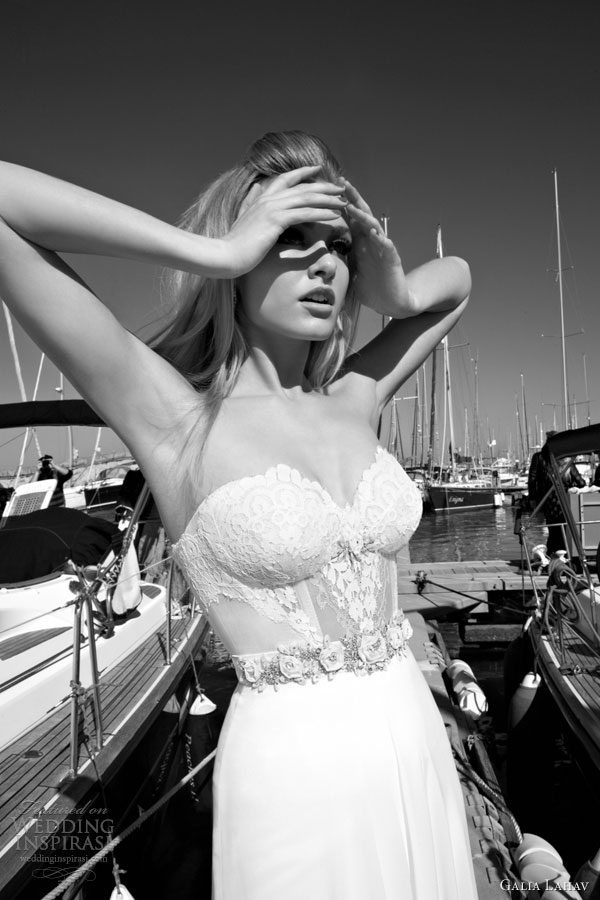 galia lahav 2014 anne sexy lace bodice wedding dresses