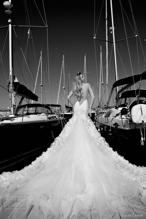 galia lahav wedding dresses 2013 2014 pearl gown train