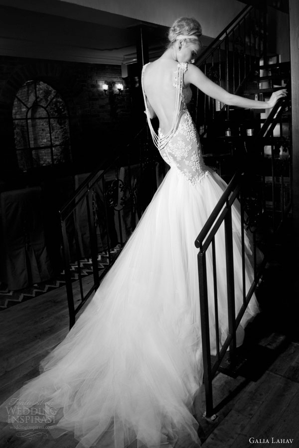 galia lahav wedding dresses  2014 patchouli mermaid gown back