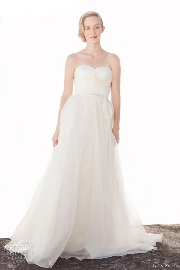 ivy aster bridal fall 2013 dyeable wedding dresses forever and always