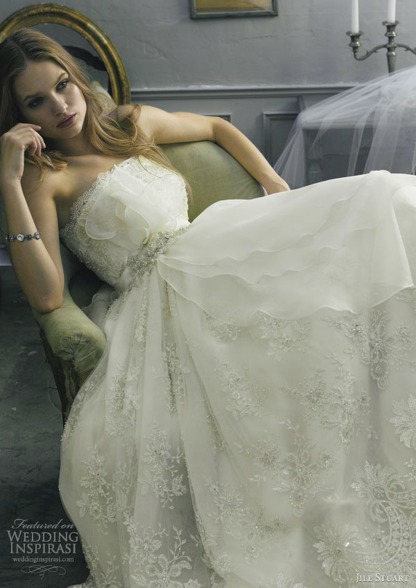 jill stuart wedding dress 2013 strapless 0140