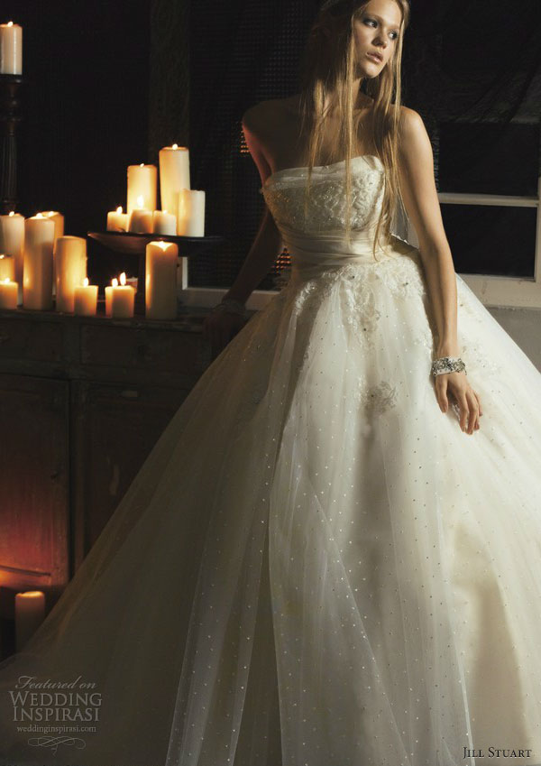 jill stuart wedding dress 2013 strapless ball gown 0137