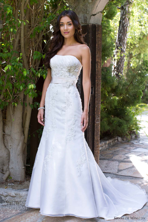 kenneth winston wedding dresses spring 2013 strapless gown 1499