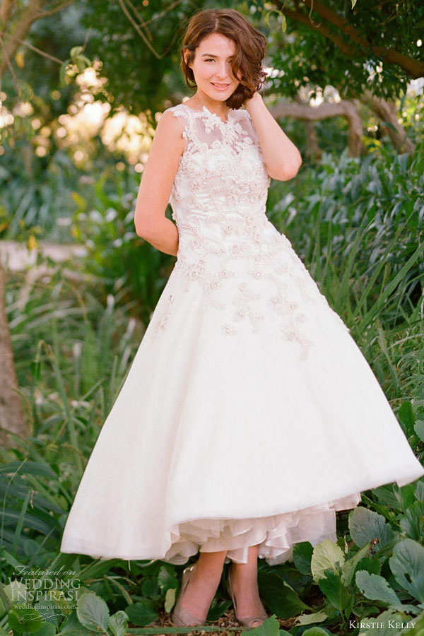 kirstie kelly wedding dresses 2013 magnolia tea length bridal gown