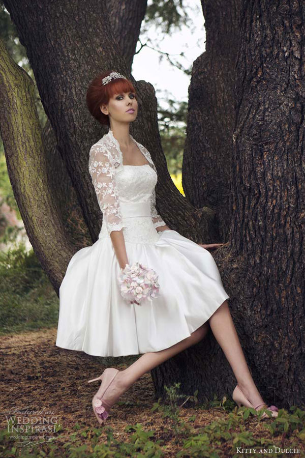 kitty and dulcie kneelength wedding dresses duchess dotty