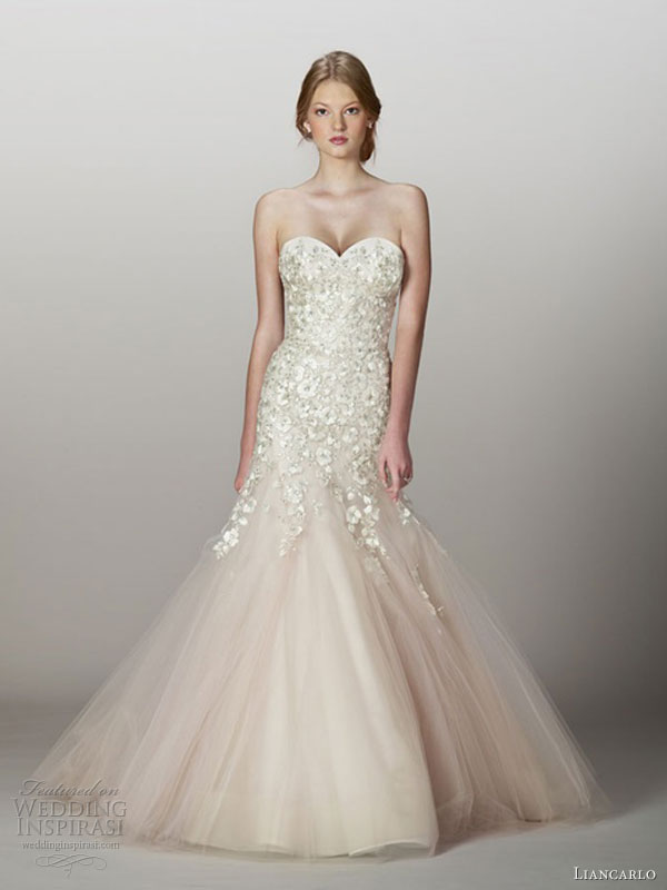 liancarlo fall 2013 color wedding dresses style 5839