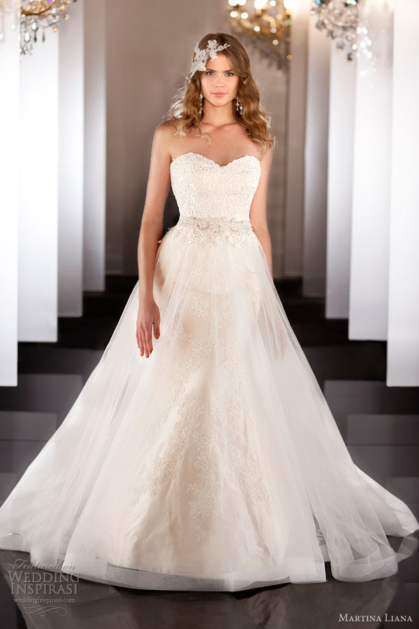 martina liana fall 2013 wedding dress style 461 strapless sweetheart