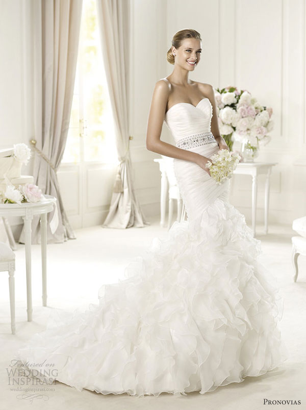 pronovias wedding dresses 2013 usia mermaid gown