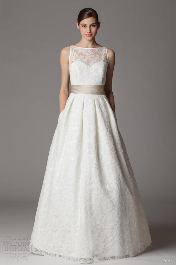 aria bridal gown 2013 sleeveless illusion lace bodice 272fb aria bridal gown 2013 sleeveless illusion lace bodice 272fb