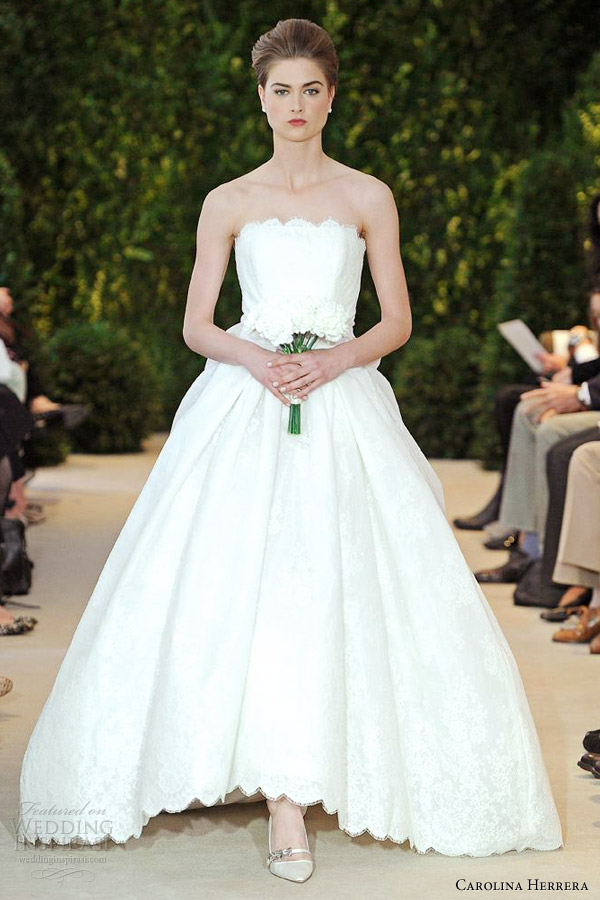 carolina herrera wedding dresses spring 2014 audrina high low gown