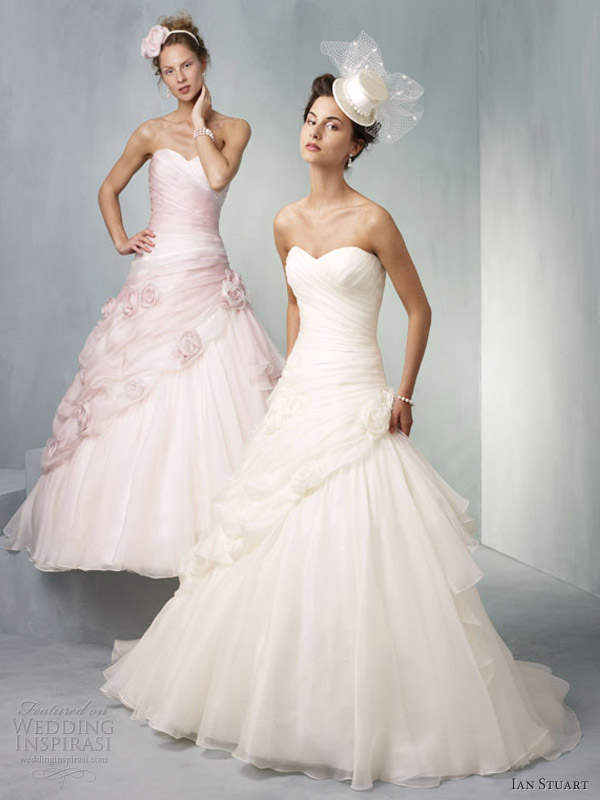 ian stuart bridal 2013 tivoli pink wedding dress ball gown