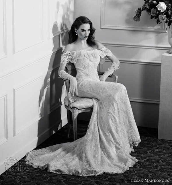 lusan mandongus wedding dresses 2013 vintage glamour 1920s style gowns