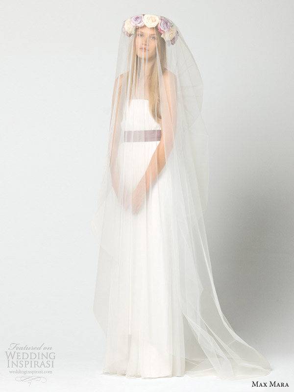 max mara bridal 2013 intero strapless wedding dress