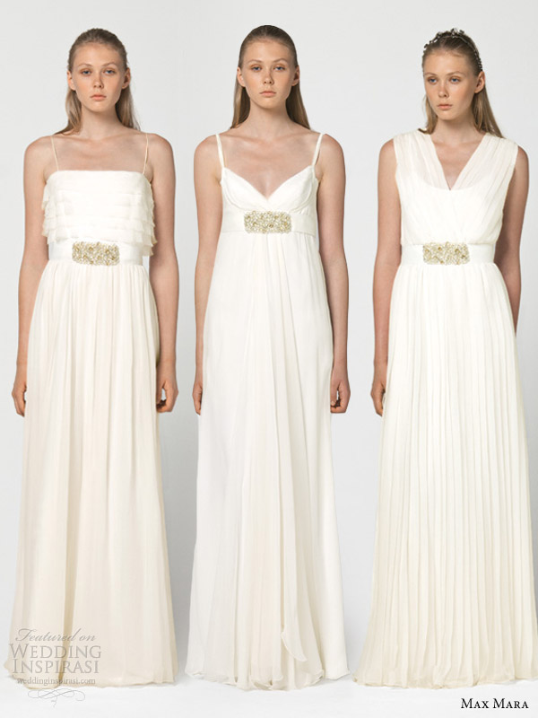 max mara bridal 2013 intrigo ignazio idanna wedding dresses