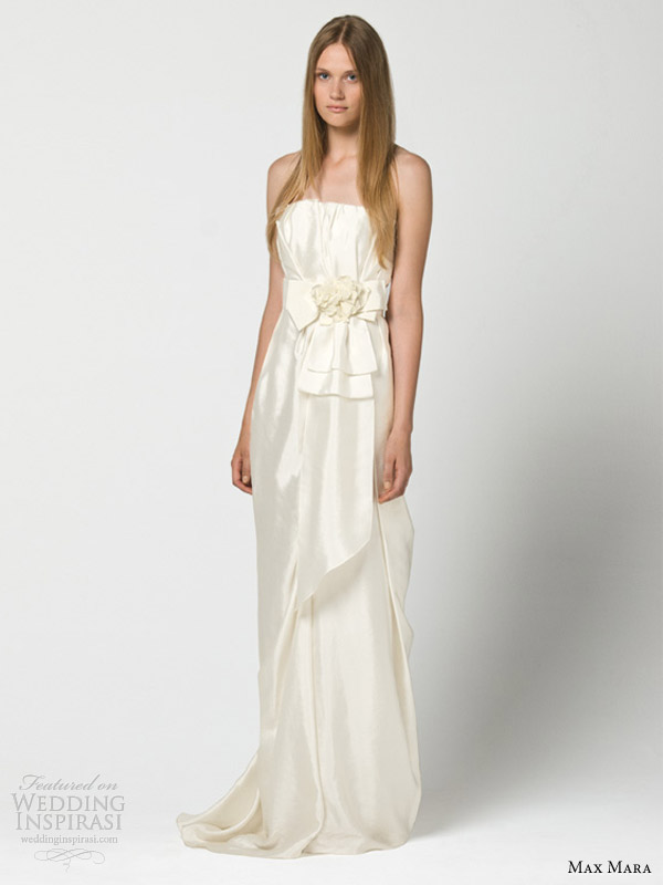 max mara wedding dresses 2013 idris strapless gown